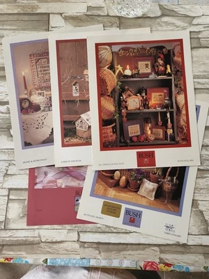 5x Shepherd's Bush Hearts Year Birds Love Cross Stitch Charts - Image 1 of 4