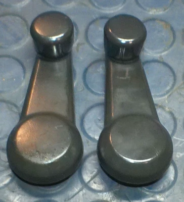 2 manijas de manivela de ventana manual grises para Chevy Colorado GMC Canyon 2004-2012 Foto 1 de 3