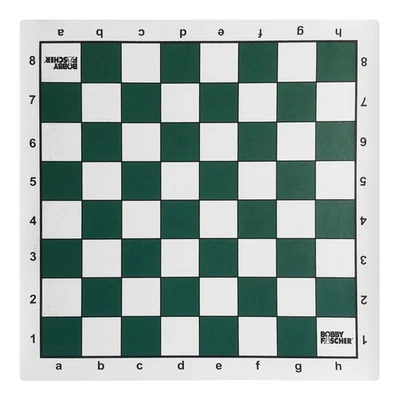 Bobby Fischer Green Vinyl Tournament Chess Board, 20 in. - Image 1 of 3