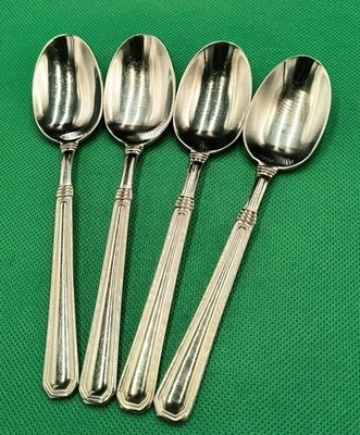 Juego de 4 cucharaditas Pfaltzgraff PROVIDENCE patrón 18/8 acero inoxidable 6" Foto 1 de 4