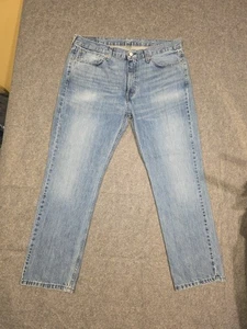 Levis 514 Jeans Herren 38x30 Blau Straight Fit Denim Stretch Medium Wash Zip Fly - Bild 1 von 14