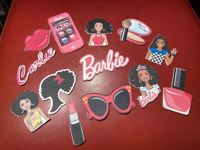 Barbie Negro/Étnico Extraer Cupcake Topper Decoración Foto 1 de 2