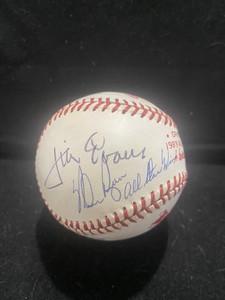 Nolan Ryan Bo Jackson & Umpires Autographed 1989 All Star Baseball JSA LOA