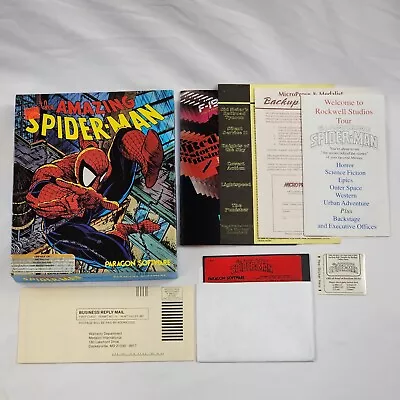 The Amazing Spider-Man Commodore 64 Game C64/128 5.25" Disk Very Rare Complete - Image 1 of 4