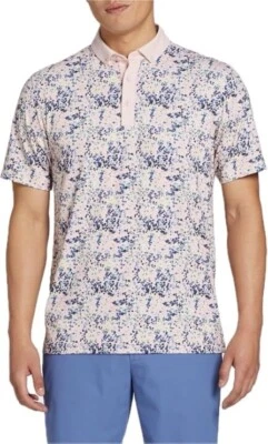 NUEVO CON ETIQUETASWalter Hagen Para hombres P 11 Jardín Fiesta Estampado Manga Corta Polo de Golf Talla XL $70 Foto 1 de 4