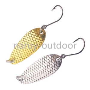 10PCS Micro Metal Spoon Fishing Lure 1.5g/2.5g/3.5g/5g Bass Fishing Tackle - Picture 1 of 9