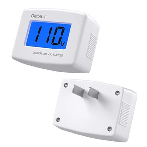 Plug in Voltage Meter, AC 80-300V LCD Digital RV Voltage Meter, AC 110 220V Vol - Picture 1 of 7