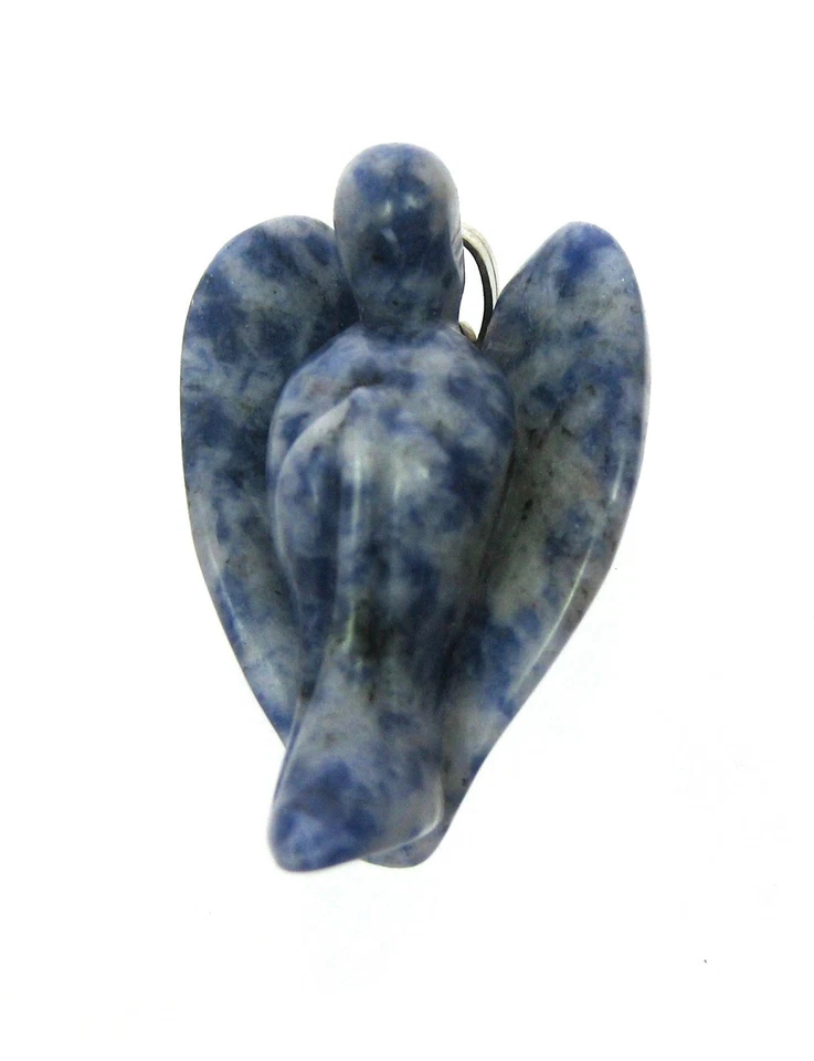 Engel-Anhänger mit Metall-Öse Sodalith-Feldspat 3,5 cm - Bild 1 von 1