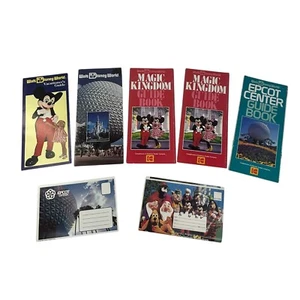 70’s & 80's Disney World Ephemera Park Maps Brochures Postcard Books Vintage - Picture 1 of 23