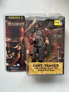 NECA Reel Toys Disney Pirates Of The Caribbean At Worlds End Capt. Teague NIB - Picture 1 of 3