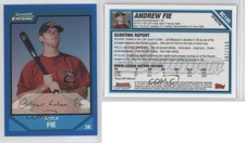 2007 Bowman Chrome Prospects Blue Refractor /150 Andrew Fie #BC185