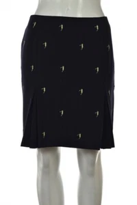 EP Pro Womens Skirt Size 8 Navy Blue Green Pleated Above Knee - Picture 1 of 4