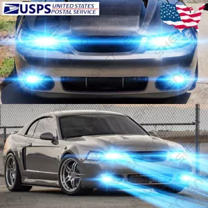 For Ford Mustang Gt Svt Cobra 1994-2004 - 4X LED Headlight + Fog Light Bulbs GL - Picture 1 of 12