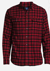 George Men's Long Sleeve Flannel Shirt, Sizes XS (30-32) - Picture 1 of 3