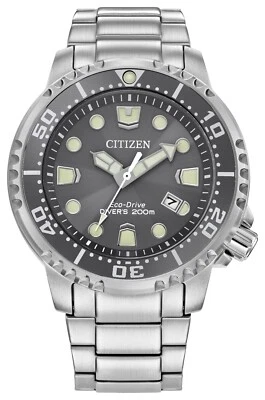 Citizen Eco-Drive Men's Date Indicator Silver Watch 44MM BN0167-50H - Image 1 of 3