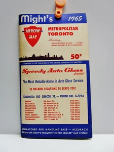 De colección - Guía de calles Might's 1965 y mapa de flechas del metropolitano de Toronto - Imagen 1 de 7
