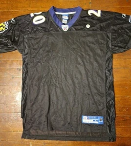 Baltimore Ravens #20 Ed Reed Jersey Men's Sz Large Black Reebok Jersey NWOT - Picture 1 of 14