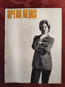 Rare Metropolitan OPERA NEWS Magazine March 11 1972 Anja Silja John Macurdy - Picture 1 of 1