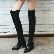 bazel over the knee combat boot