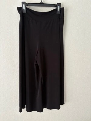 Style & Co Women Pull On Elastic Waist Wide Leg Pants color Black size S/P - Image 1 of 4