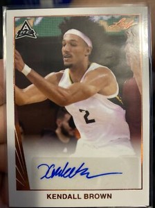 2022 Leaf Memories KENDALL BROWN ARC Bronze Auto  Indiana Pacers Baylor 🔥💎🏀