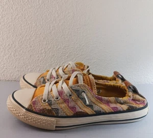 Converse Girls Chuck Taylor All Star US Size 4 Shoreline Pink / Yellow 651690F - Picture 1 of 12