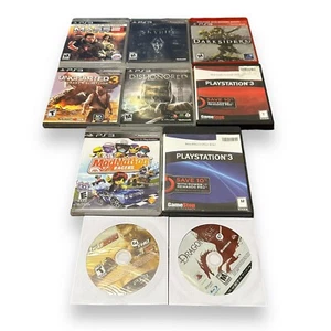 Playstation 3 Spielepaket P23 Dragon Age Mass Effect Uncharted Skyrim UFC - Bild 1 von 9