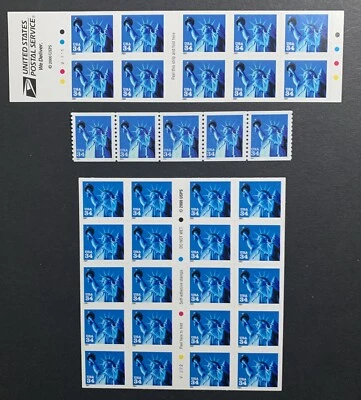 U.S. Stamps SC #3485a, 3485b, 3476. 34¢ Liberty Stamp LOT - Image 1 of 4
