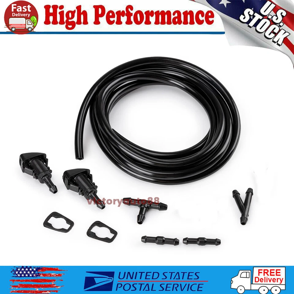 2 Windshield Washer Fluid Spray Nozzle 5113049aa for Dodge Charger RAM 1500 2500