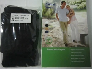Health Mart Unisex Compression Knee High Socks MED 20-30 mmHG Black Casual 7021 - Picture 1 of 10