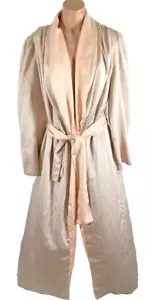 Vintage Marsha Bergen for Colonial House Robe Mauve Rosa Satin Seide Gr. M/L - Bild 1 von 9