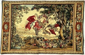 HOCHWERTIG GEFÜTTERTER BELGISCHER WANDWANDTEPPICH, BACCHUS, 109 CM X 69 CM, 00276 - Bild 1 von 4