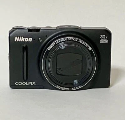Nikon S9700 Compact Digital Camera 30x Optical 16.05MP precious black - Image 1 of 2