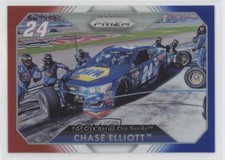 2016 Panini Prizm NASCAR Red White & Blue Prizm Chase Elliott #49 Rookie RC