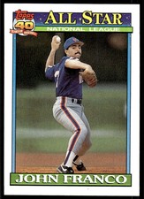 1991 Topps John Franco New York Mets #407