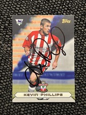 Signed Kevin Phillips Topps Premier Gold '04 2003-2004 Southampton  Trade Card