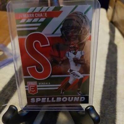 2023 Panini Donruss Elite - Spellbound Green #SB-JC4 Ja'Marr Chase - Image 1 of 2