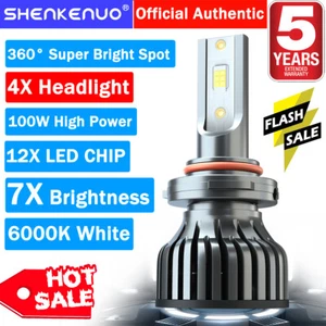 For 2020 2021 Silverado 1500 WT Custom Trail Boss 6000k 4X LED Headlight Bulb F8 - Picture 1 of 10