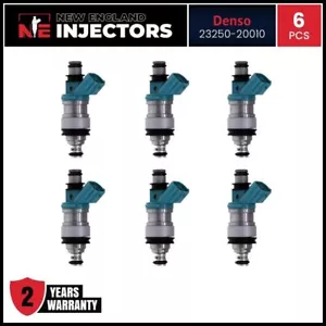 OEM Denso 23250-20010 Fuel Injectors Set of 6 for 1994-2003 Lexus Toyota 3.0L V6 - Picture 1 of 4