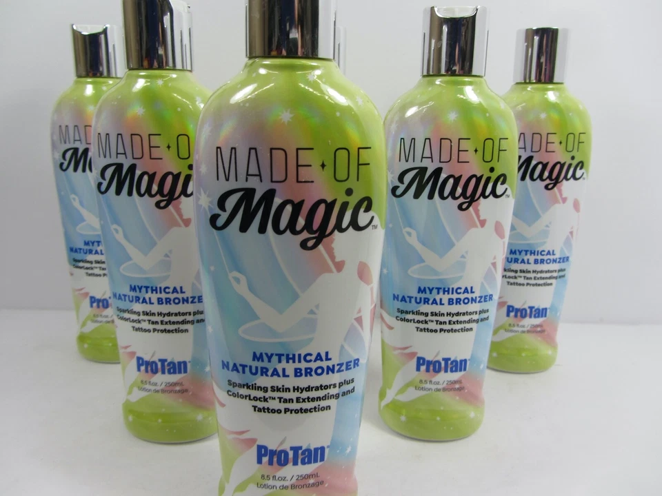 6 PACK PROTAN MADE OF MAGIC NATURAL BRONZER TANNING LOTION - Image 1 of 1