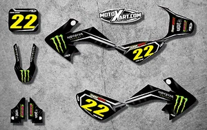 Full Custom Graphics Kit RACER STYLE Honda CRF 50 - 2004 / 2012 stickers - Picture 1 of 2