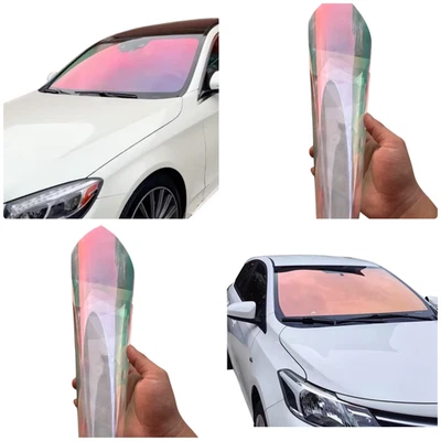 SKYWRAP RED CAR TINT FILM CHAMELEON WINDSCREEN VTL82% TINTING SCRATCHRESISTANT. 1 x 1.5M