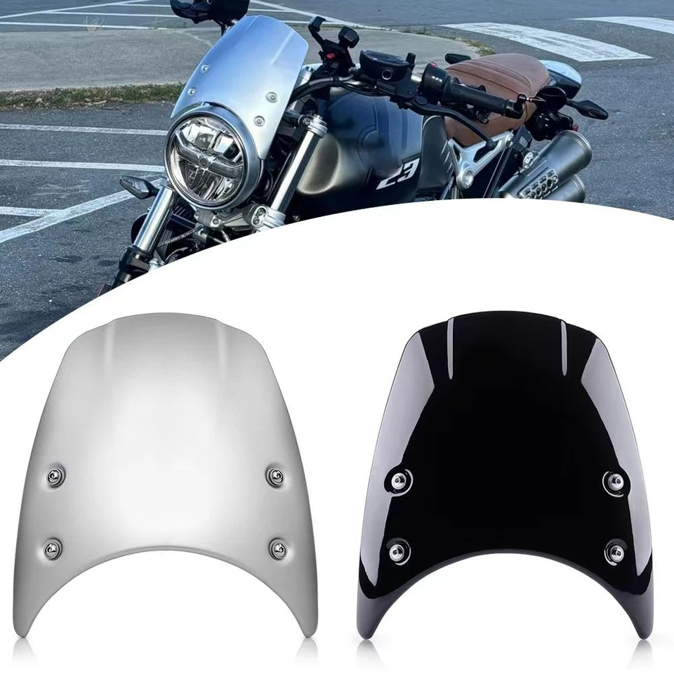 Motorcycle Windshield For BMW R NINE T R9T  2014-2019 Wind Deflector Windscreen - Изображение 1 из 4