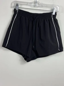 Lululemon leichte hoch geschnittene entspannte Shorts schwarz 3" langes Futter Gr. 4 - Bild 1 von 16
