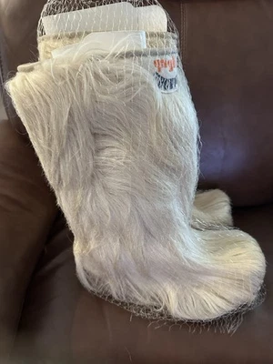 TECNICA Women's Goat Fur Winter Boots Size 40 9.5 Made In Italy EUC - Image 1 of 4