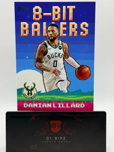 2025-26 Topps Flagship 8-Bit Ballers Damian Lillard #8B-8 - Picture 1 of 2