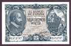 SPANIEN 25 PESETAS Banknote 1940 Zustand I  UNC  FDS S/N F0.912.187 P. 116a