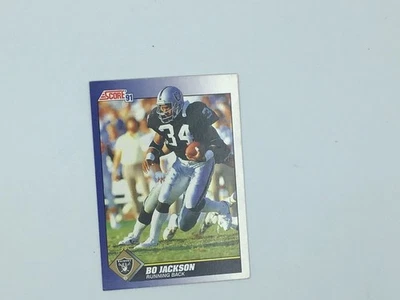 1991 BO JACKSON OAKLAND RAIDERS VINTAGE MINT  SCORE 100 - Image 1 of 2