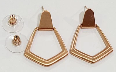 Nuevos pendientes Kendra Scott Paxton enchapados en oro rosa firmados  Foto 1 de 3