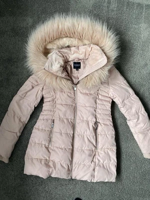 Parka Guess Mujer Con Capucha con Piel Sintética Rosa Talla Pequeña Foto 1 de 4